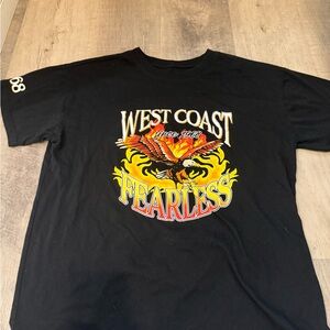 Fearless Black west coast choppers Graphic Tee‎